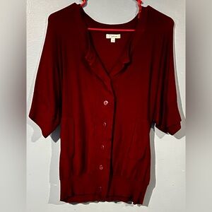 Carducci Burgundy Cardigan